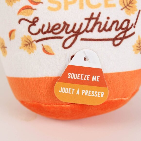 PUMPKIN SPICE Everything 9" Dog / Pet Toy with Squeaker by Fringe - NEW - Picture 4 of 7